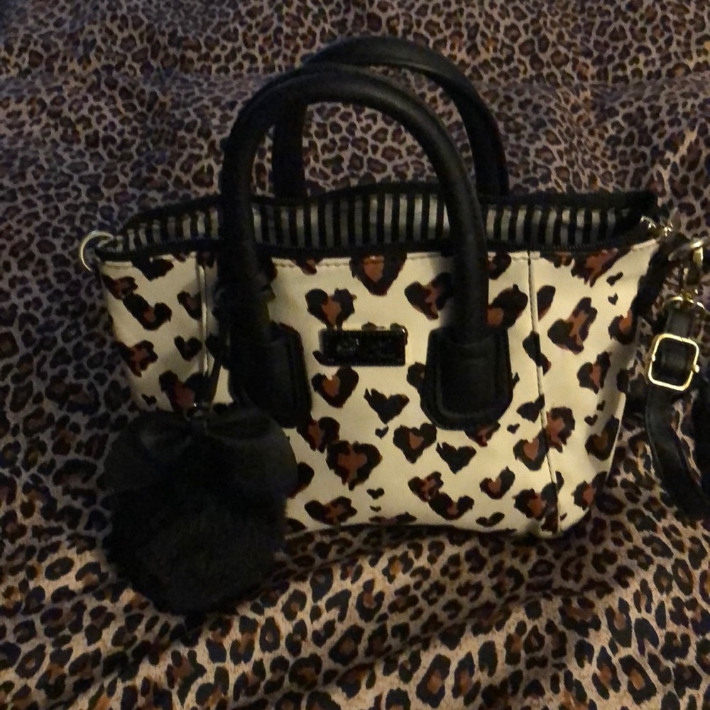 Betsy Johnson purse with crossbody strap